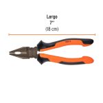 Pinza para electricista 7" alta palanca, Comfort Grip,Expert - Imagen 3