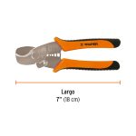 Pinza profesional 7" pela cables y corta cables, 14 a 8 AWG - Imagen 3