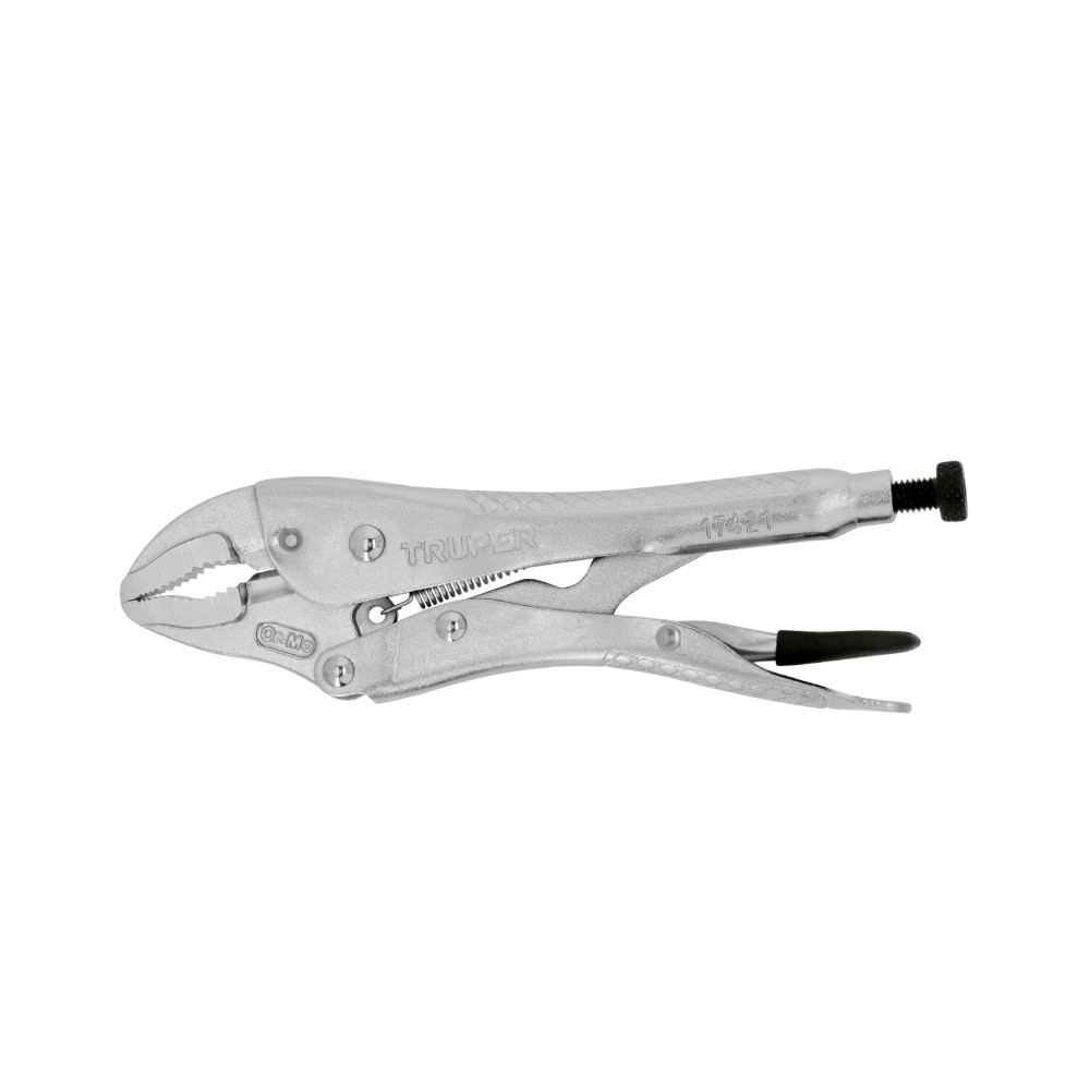 Pinza de presión 7" mordaza curva