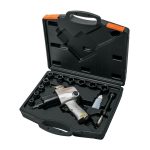 Kit de llave (pistola) de impacto 1/2" ind, estuche plástico