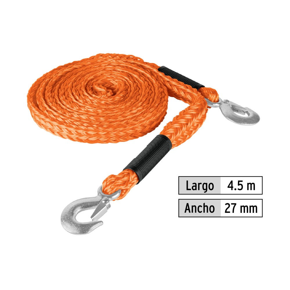 Cuerdas con ganchos para remolque