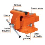 Tornillos de banco uso industrial, hierro nodular - Imagen 3