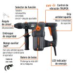 Rotomartillo SDS Plus 6 Joules, 1600W - Imagen 3