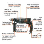 Rotomartillo 1/2", 900W - Imagen 3