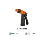 Combo manguera MAN-15X1/2RE y pistola de riego PR-401 - Imagen 3