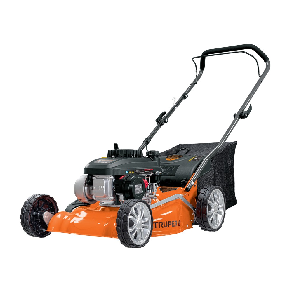 Podadora con motor a gasolina de 4 HP, 18" de corte