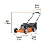 Podadora con motor a gasolina de 4 HP, 18" de corte - Imagen 2