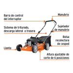Podadora con motor a gasolina de 4 HP, 18" de corte - Imagen 3