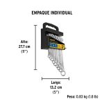 Juego de 9 llaves combinadas mm - Imagen 3