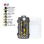 Juego de 39 herramientas 1/4" y 3/8" para mecánico - Imagen 3