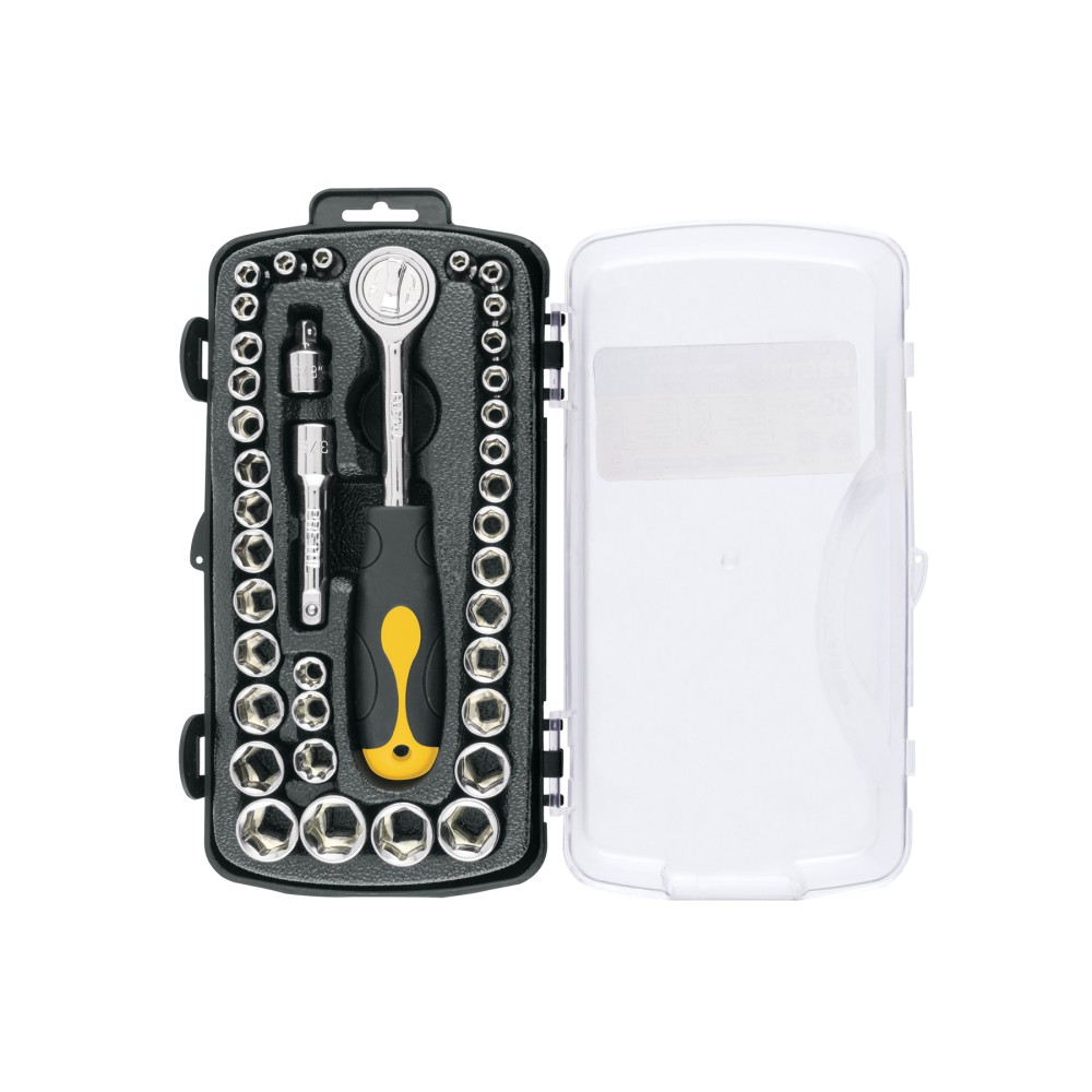 Juego de 39 herramientas 1/4" y 3/8" para mecánico