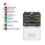 Juego de 81 herramientas 1/4" para mecánico - Imagen 2