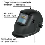 Careta electrónica para soldar sombra 9-13, negra - Imagen 2