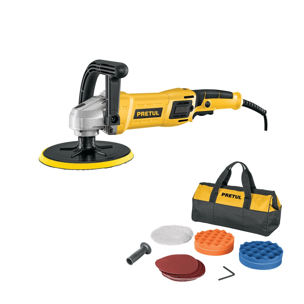 Pulidora rotativa 7", 1200W,