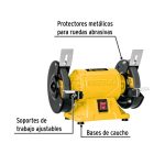Esmeril de banco de 6" de 1/4 HP (185 W) - Imagen 2