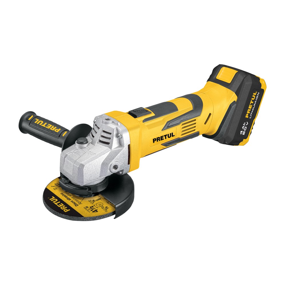 Esmeriladora 4-1/2", 20V, 1 batería 4Ah