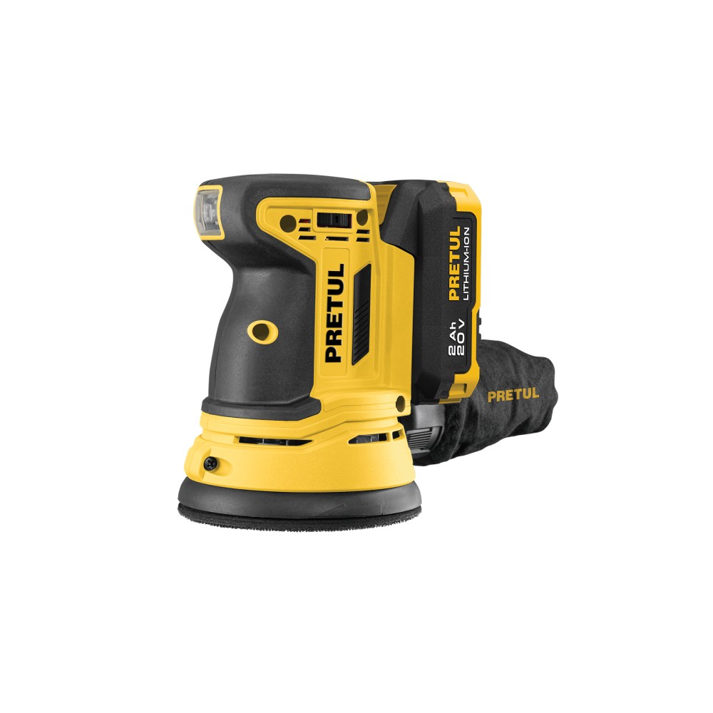 Lijadora roto-orbital 5", 20V, 1 batería 2Ah