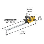 Cortasetos inalámbrico 20V, 1 batería 2Ah, 1 carg - Imagen 2