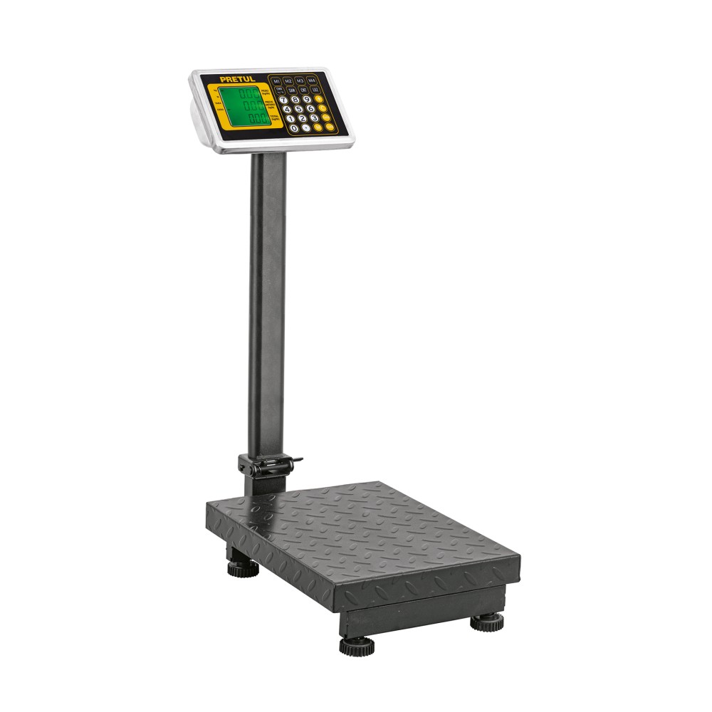 Báscula electrónica de plataforma, plegable, 100 kg