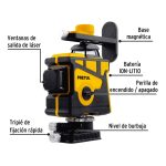 Nivel láser verde, alcance 25m, 12 líneas, recargable - Imagen 3