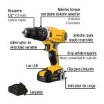 Combo rotomartillo/destornillador impacto, 20V - Imagen 4