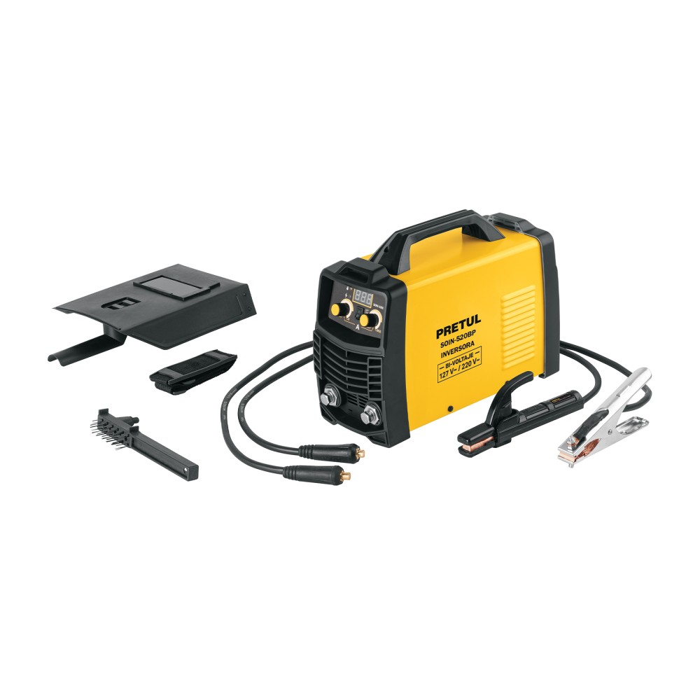 Soldadora inversora 200A, bi-voltaje, Serie 500