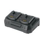 Cargador dual de baterías de ion litio 20V