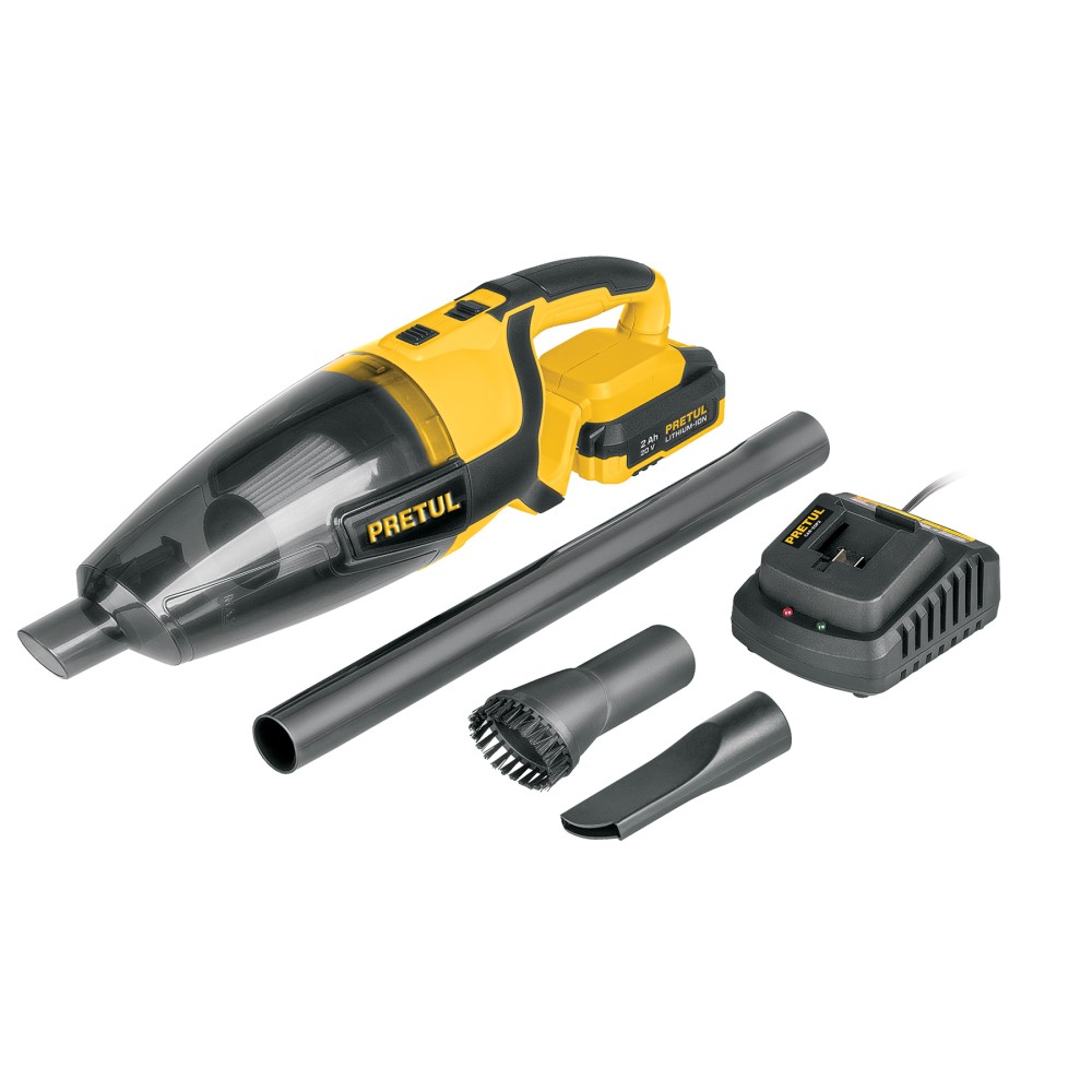 Aspiradora para auto, 20V, 1 batería 2Ah