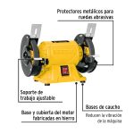 Esmeril de banco de 5" de 1/6 HP (120 W) - Imagen 2