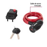 Candado de cable con llave, 10 mm X 1.0 m - Imagen 2