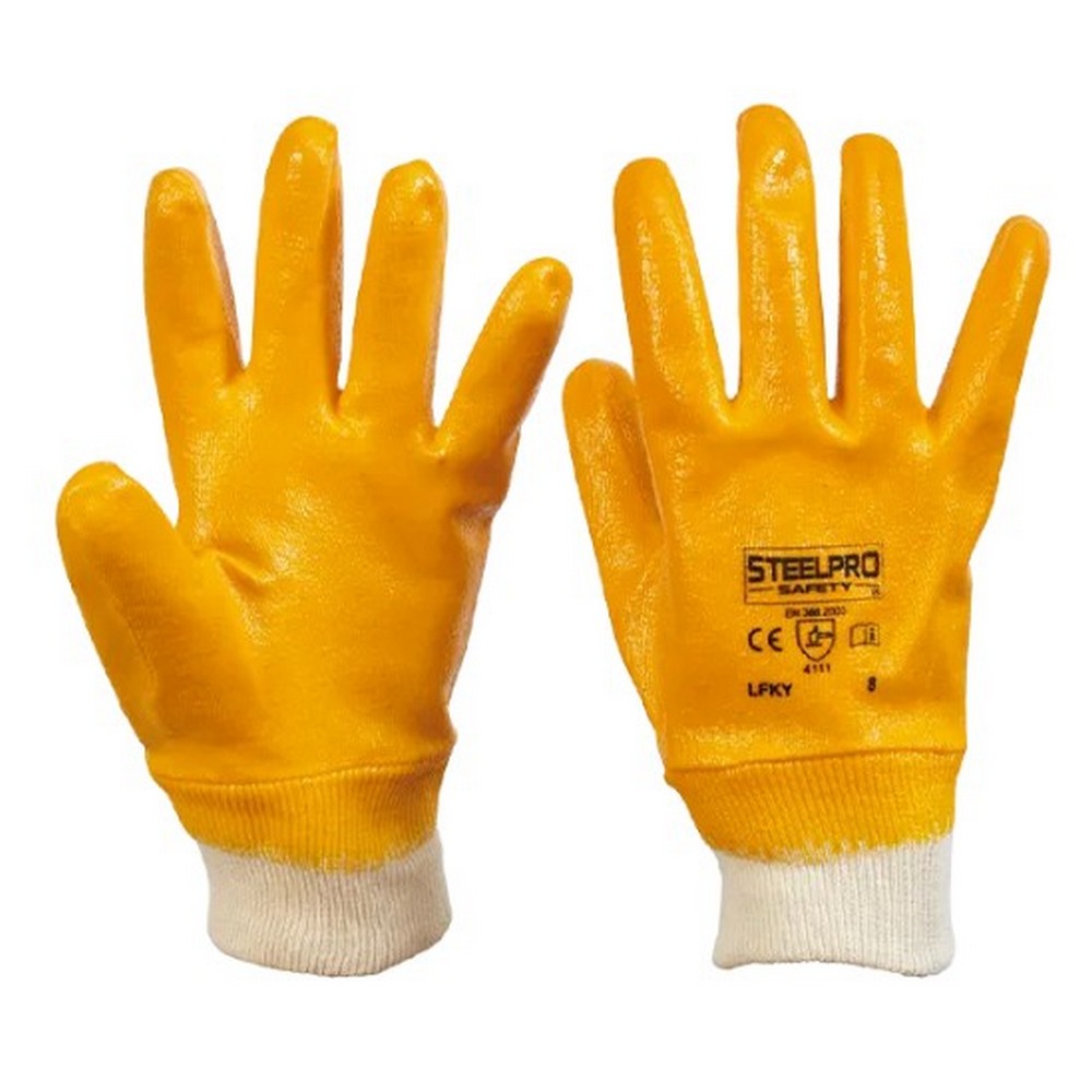 GUANTE NITRILSAFE SUPERVISOR AMARILLO