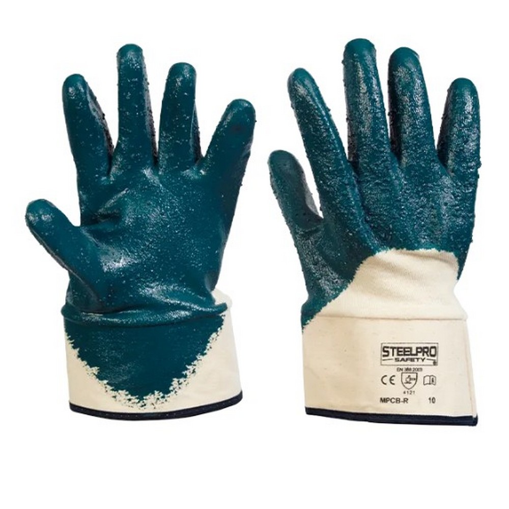 GUANTE NITRILSAFE RUGOSO 3/4 PUÑO SEGURIDAD