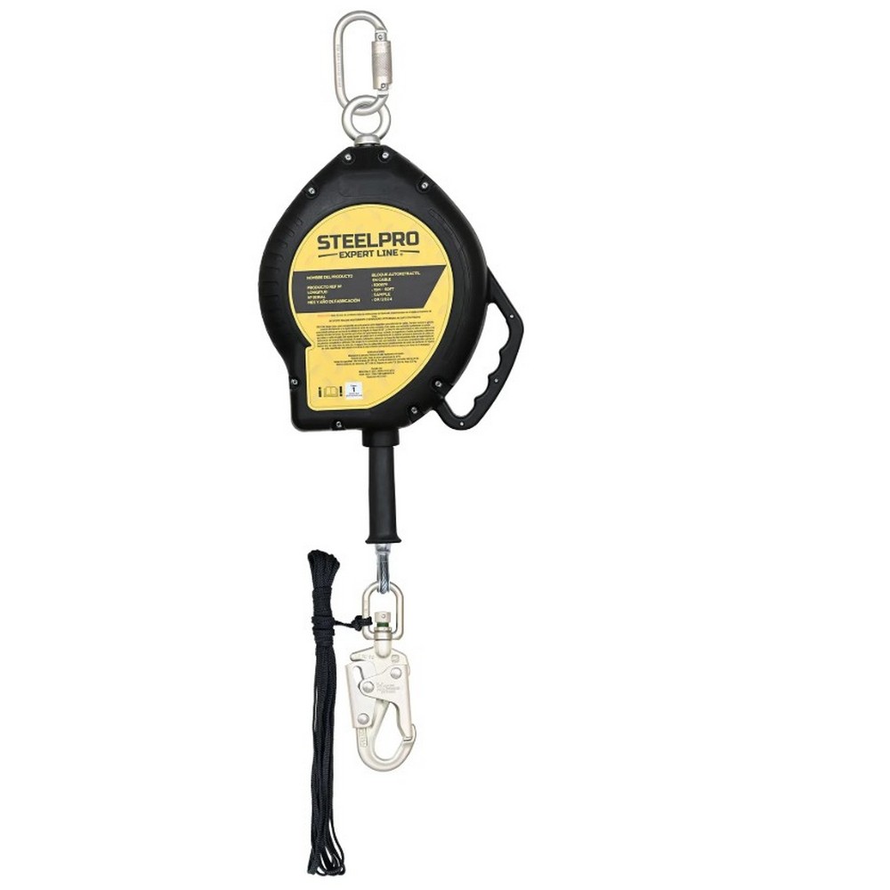 AUTO-RETRÁCTIL 15M (50FT) EN CABLE (ANSI Z359.14)