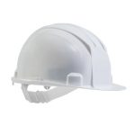 CASCO ECO TIPO I, CLASE E HDPE CON CREMALLERA-BLANCO