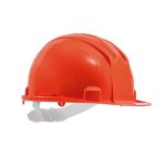 CASCO ECO TIPO I, CLASE E HDPE CON CREMALLERA-NARANJA