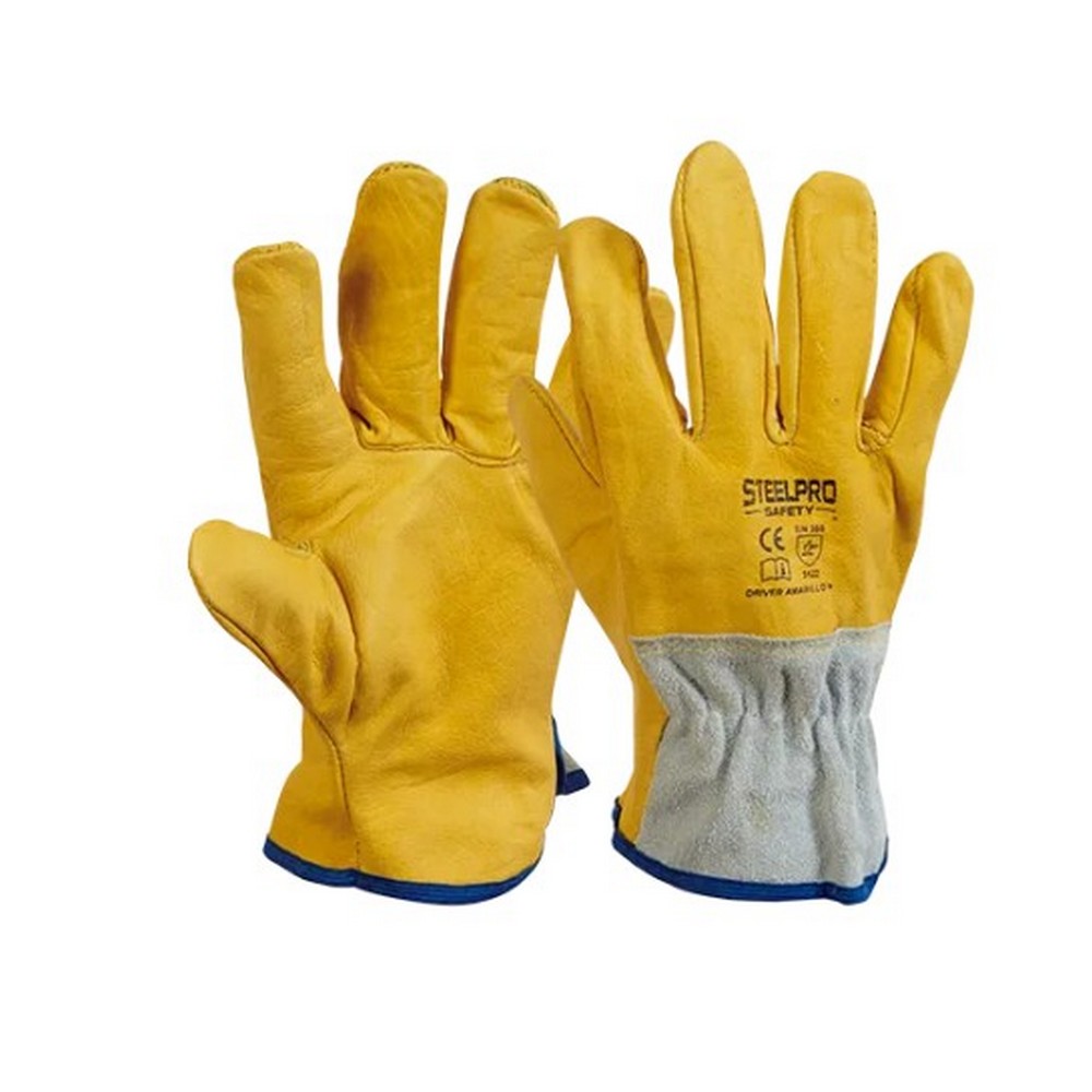 GUANTE DRIVER AMARILLO EN 388