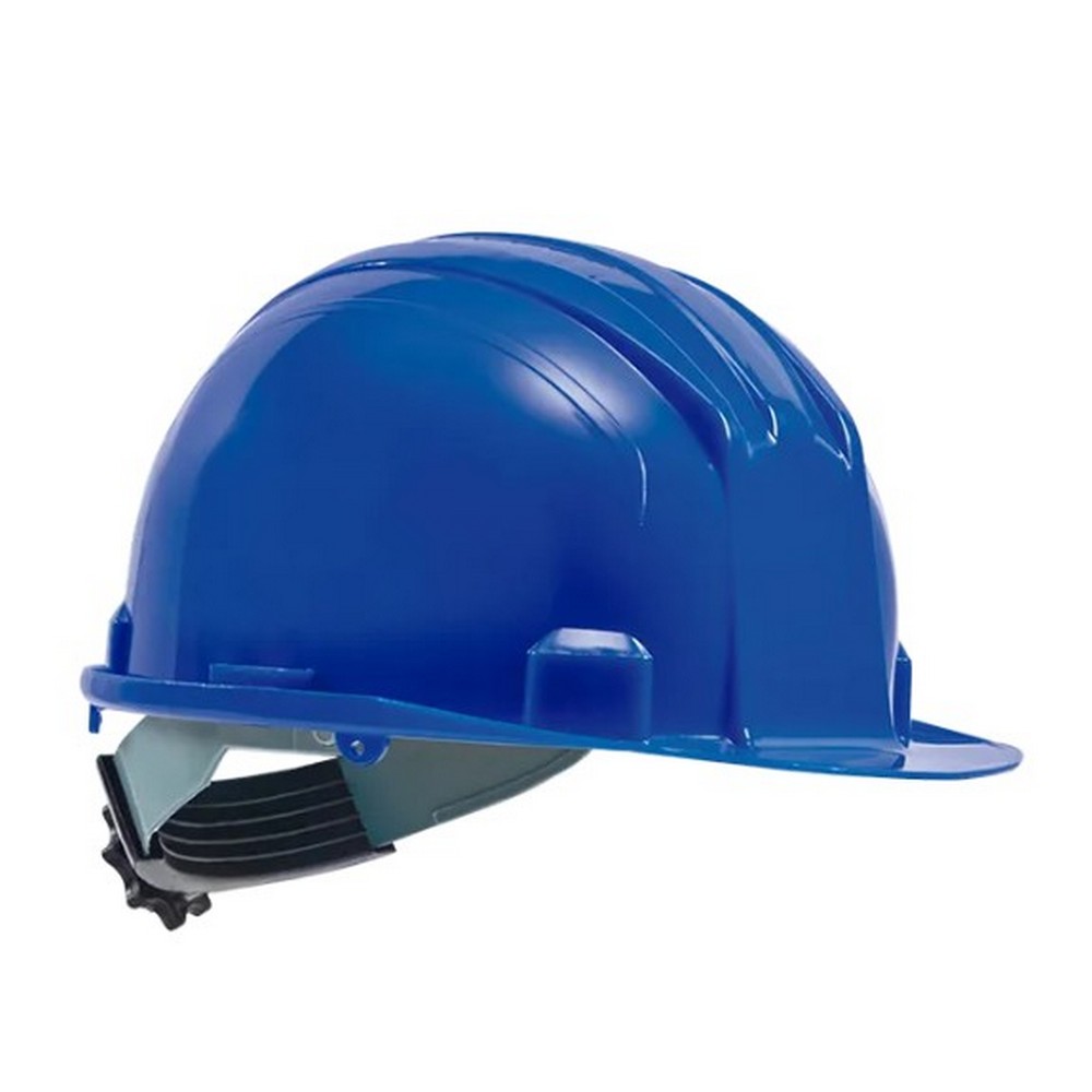 CASCO ECO STEELPRO TIPO I, CLASE E CON RACHET-AZUL