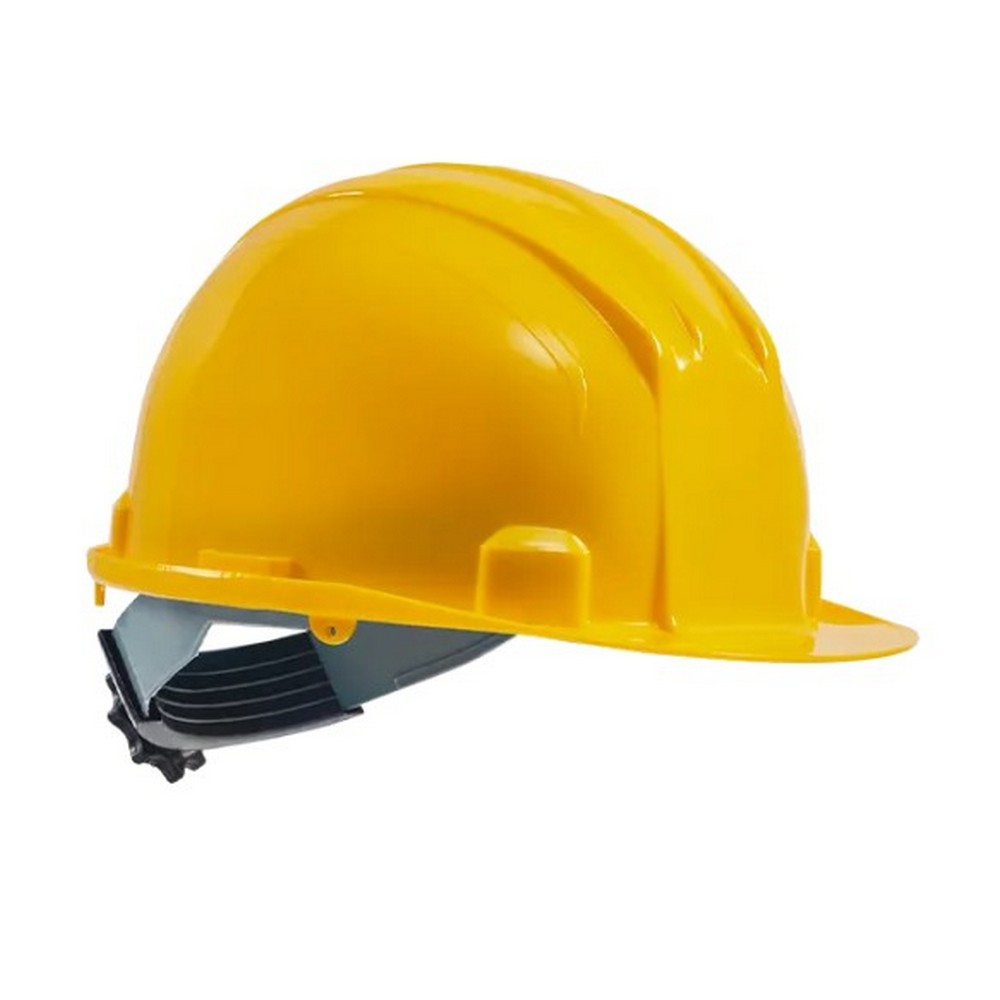 CASCO ECO STEELPRO TIPO I, CLASE E CON RACHET-AMARILLO