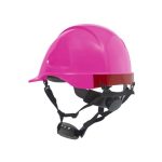 CASCO MOUNTAIN TIPO II DIELÉCTRICO EN ABS CON BARBUQUEJO - ROSADO