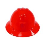 CASCO LUMINER EN ABS PORTALÁMPA-ROJO