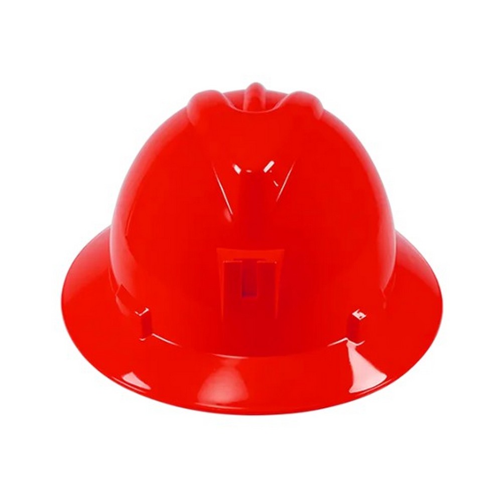 CASCO LUMINER EN ABS PORTALÁMPA-ROJO