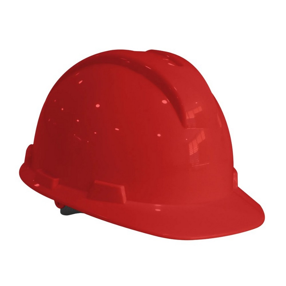 503287 CASCO EVO PRO II CON TAFILETE EN CINTA NYLON TIPO RATCHET - CLASE E&G-ROJO - Imagen 1