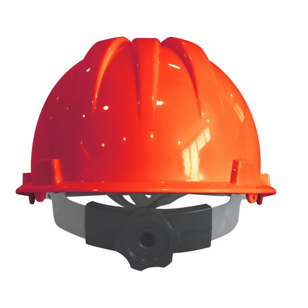 CASCO EVO PRO II CON TAFILETE EN CINTA NYLON TIPO RATCHET - CLASE E&G-NARANJA