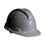 CASCO EVO PRO II CON TAFILETE EN CINTA NYLON TIPO RATCHET - CLASE E&G-GRIS