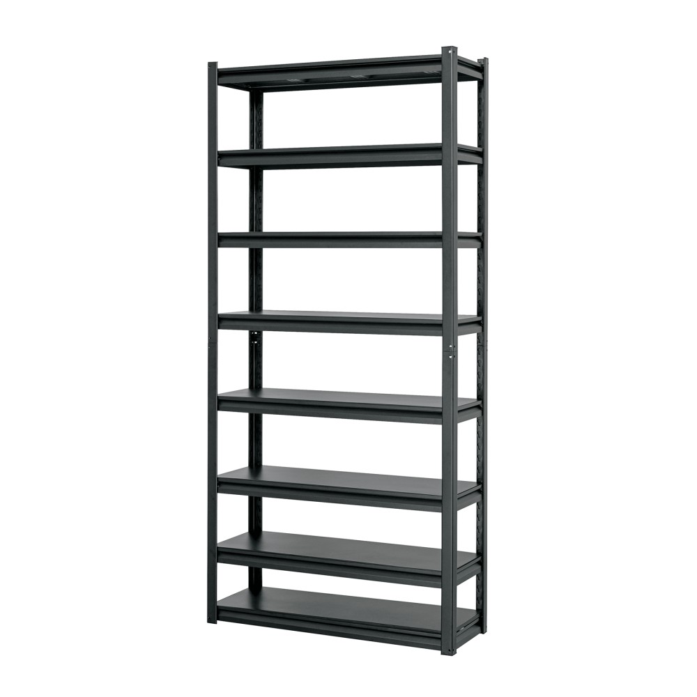 Estante metálico 8 repisas capacidad 80 Kg,180x30x85