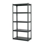 Estante metálico 5 repisas capacidad 80 Kg,180x45x85