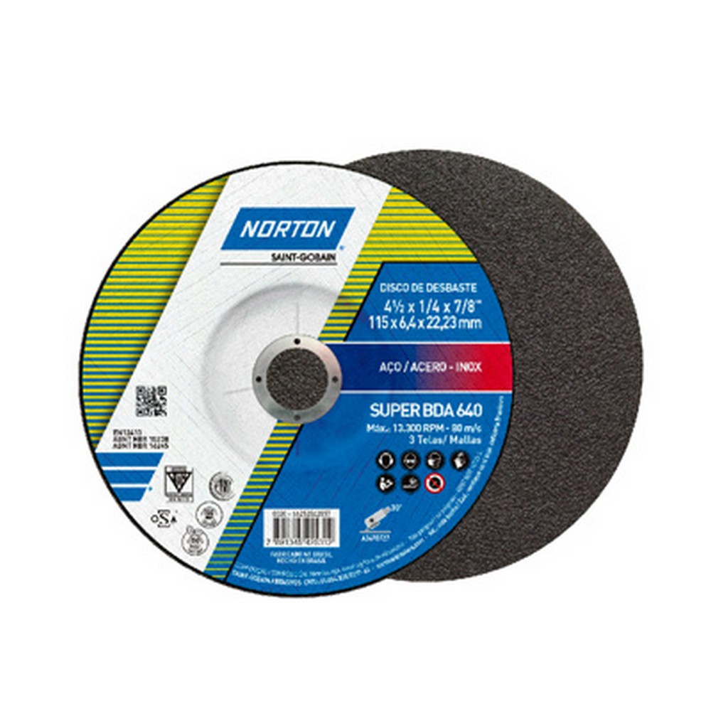 Disco desbaste hacer T27 BDA640 115X6,4X22,23