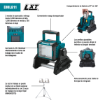 REFLECTOR LED LXT 18V MAKITA DML811 - Imagen 5