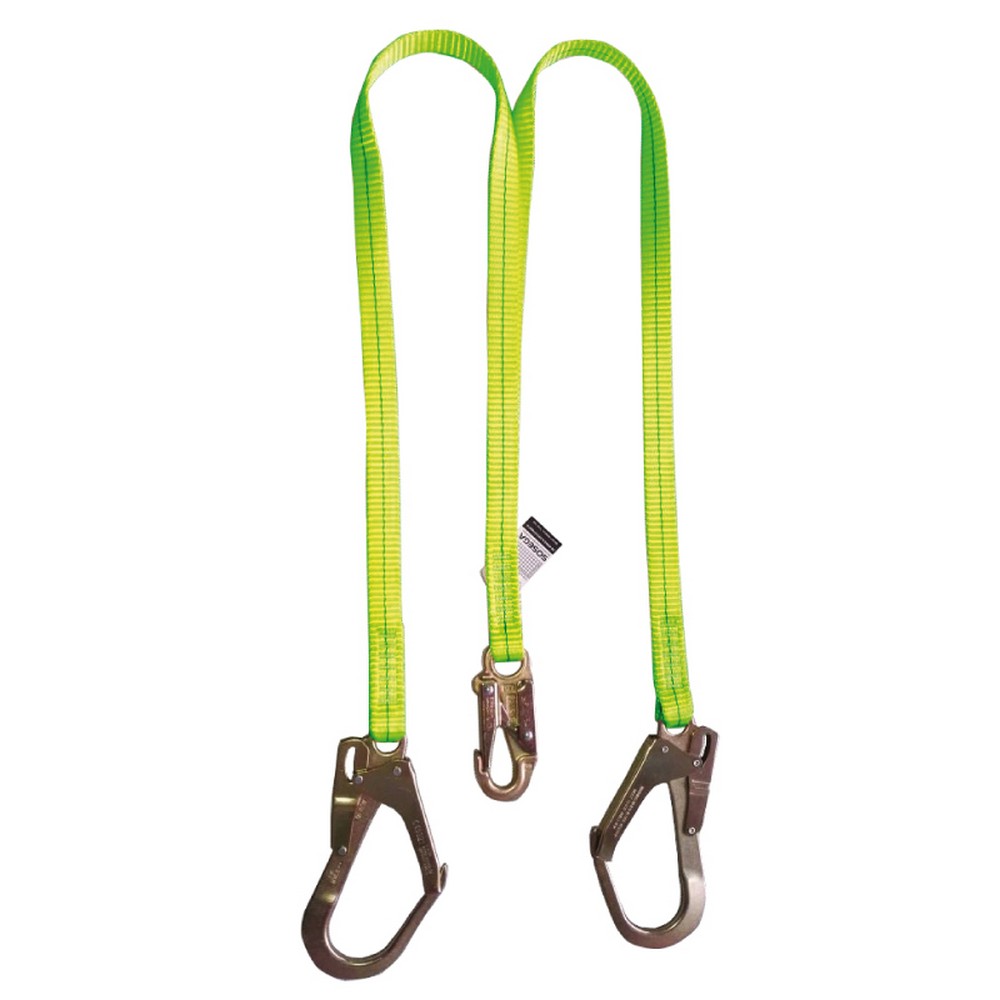 Eslinga en Y Reata un mosquetón pequeño, dos mosquetones grandes 1.80m.